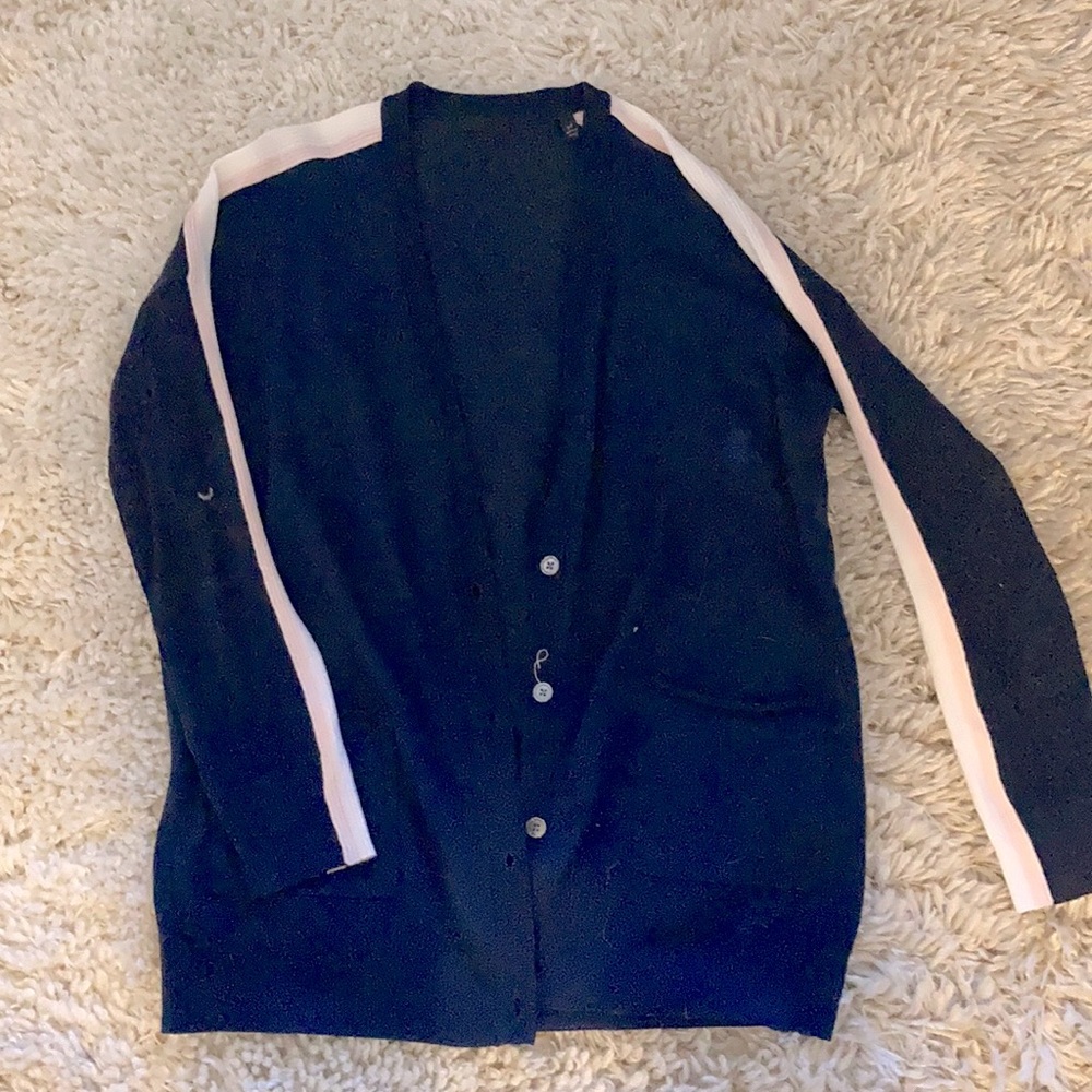 ATM Navy Cardigan